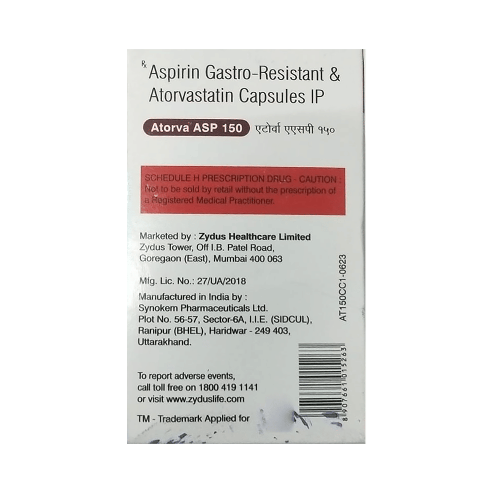 Atorva Asp 150 Capsule