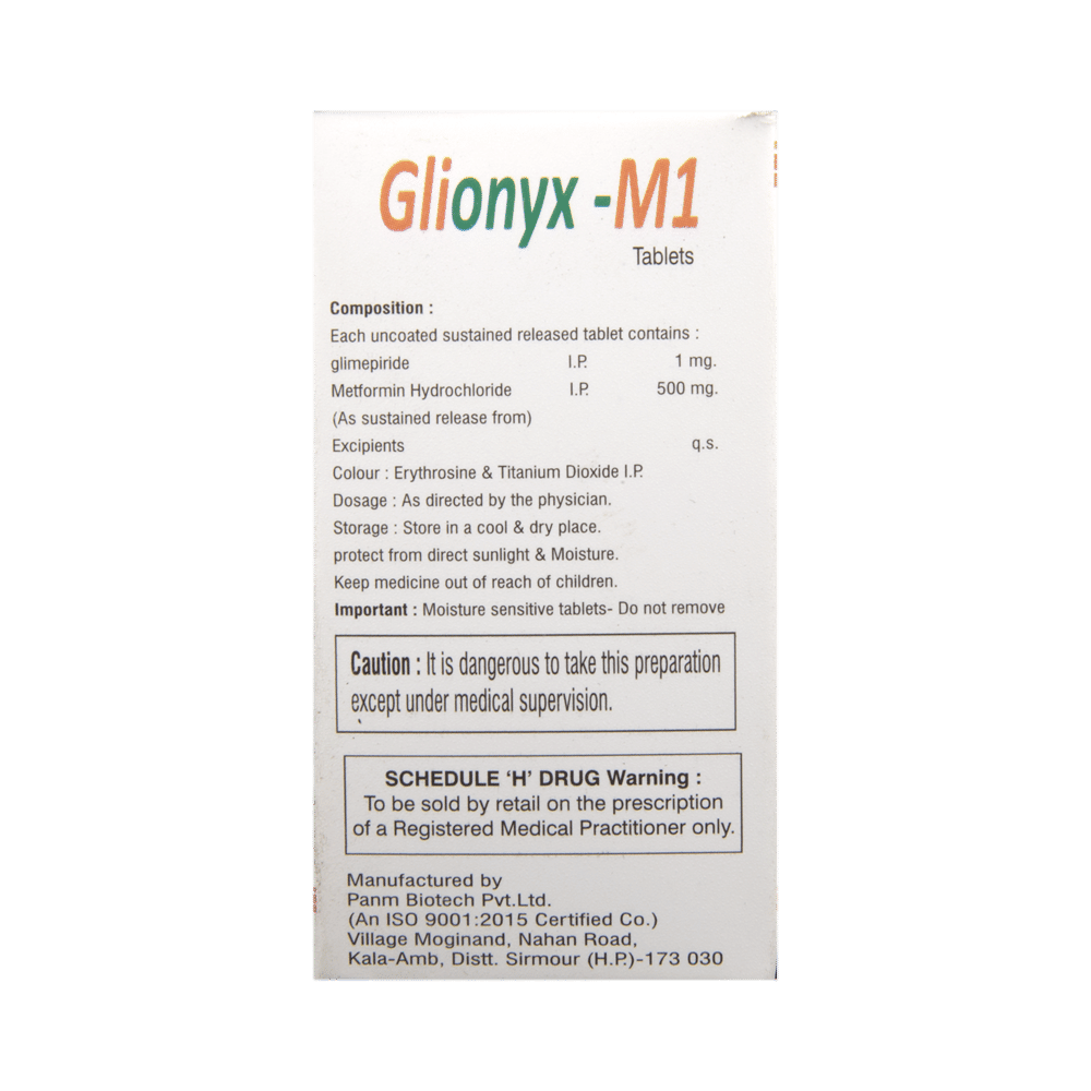 Glionyx-M 1 Tablet SR