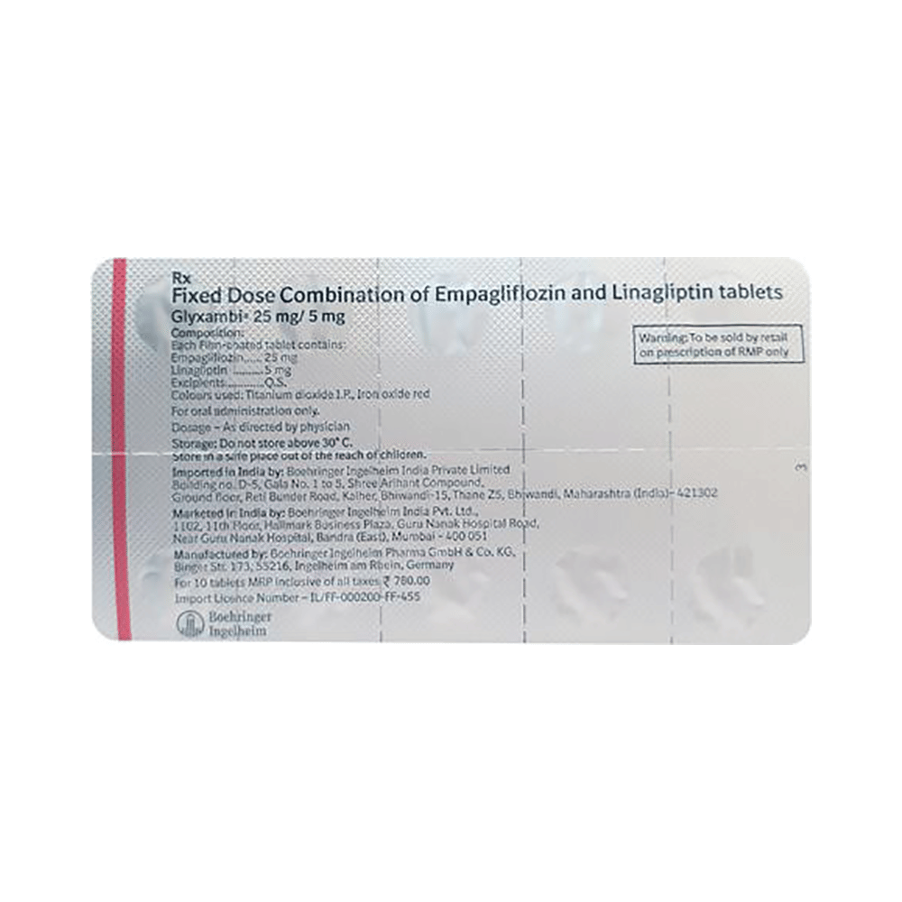 Glyxambi 25mg/5mg Tablet