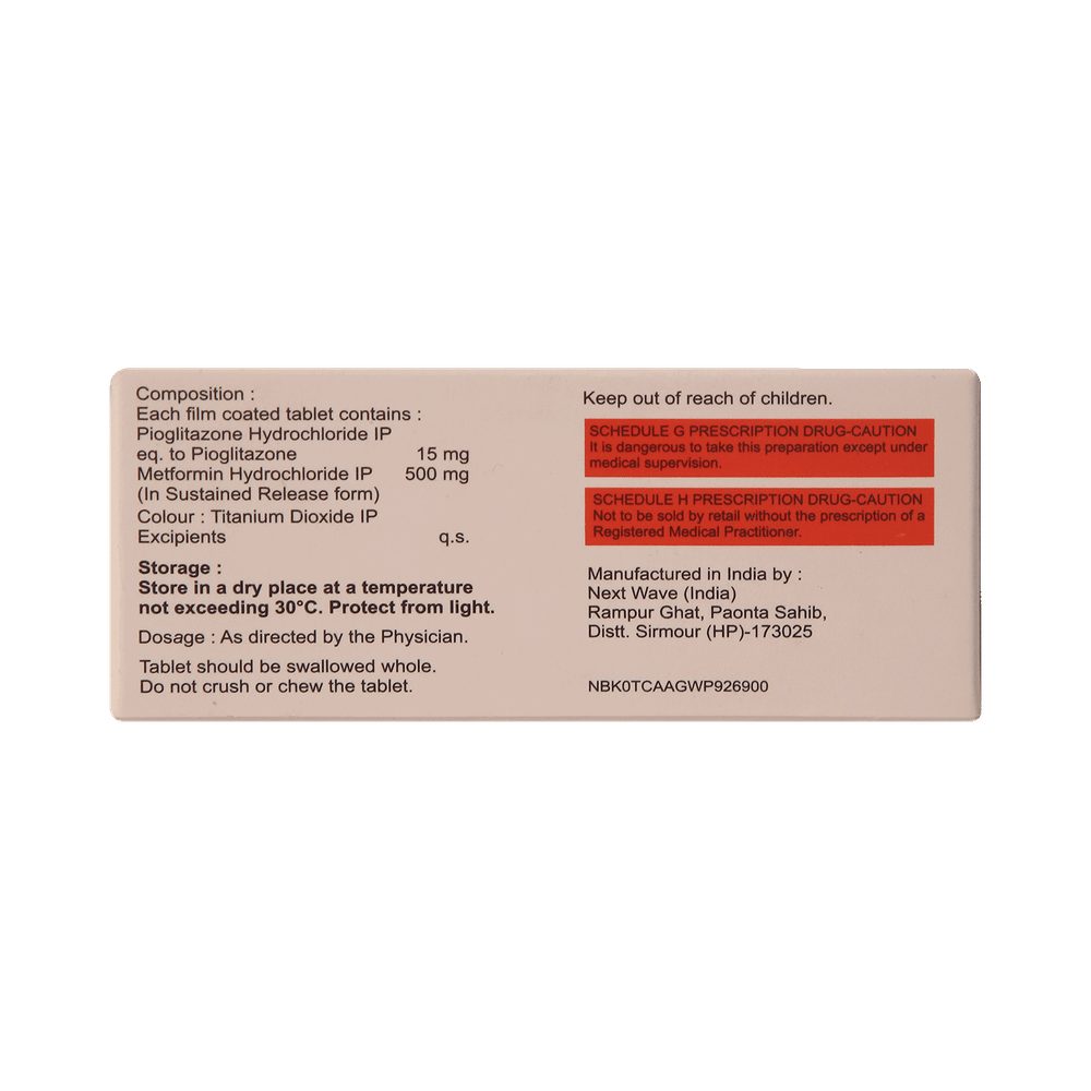 Piohope-M 15 Tablet SR