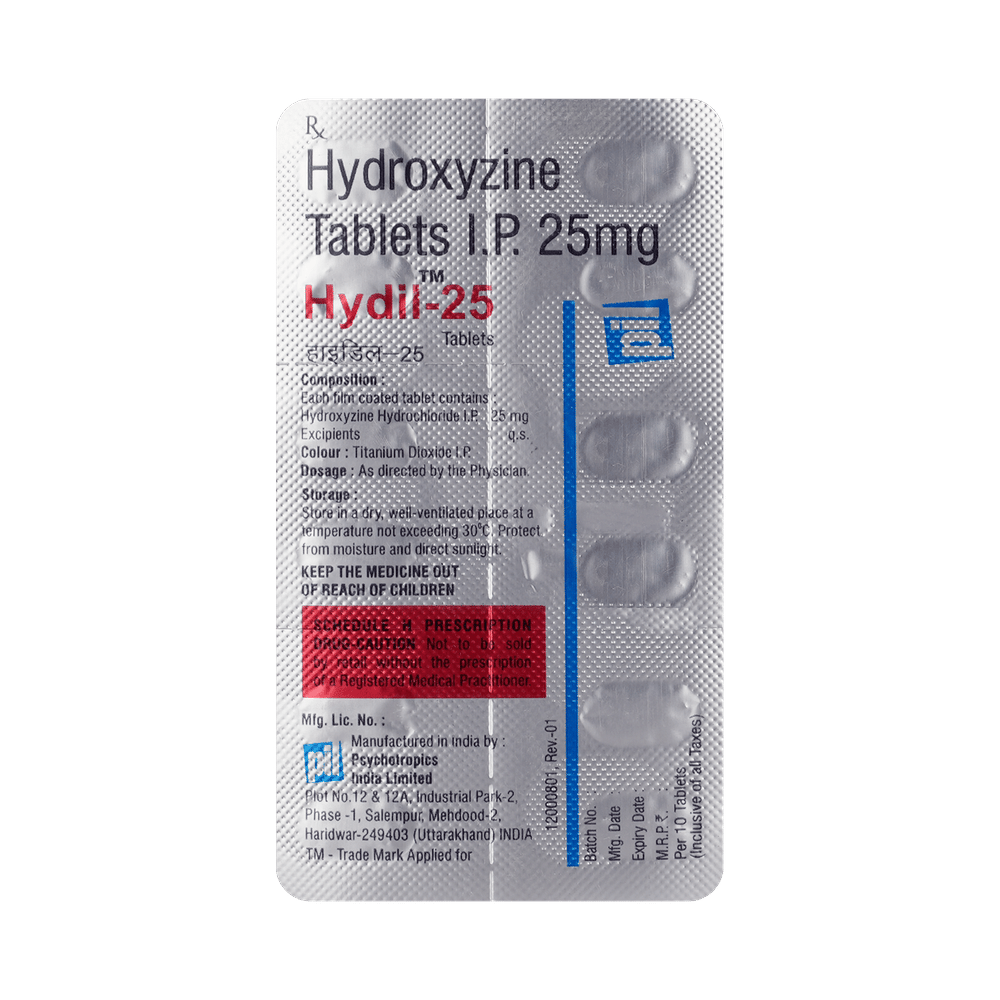 Hydil 25mg Tablet