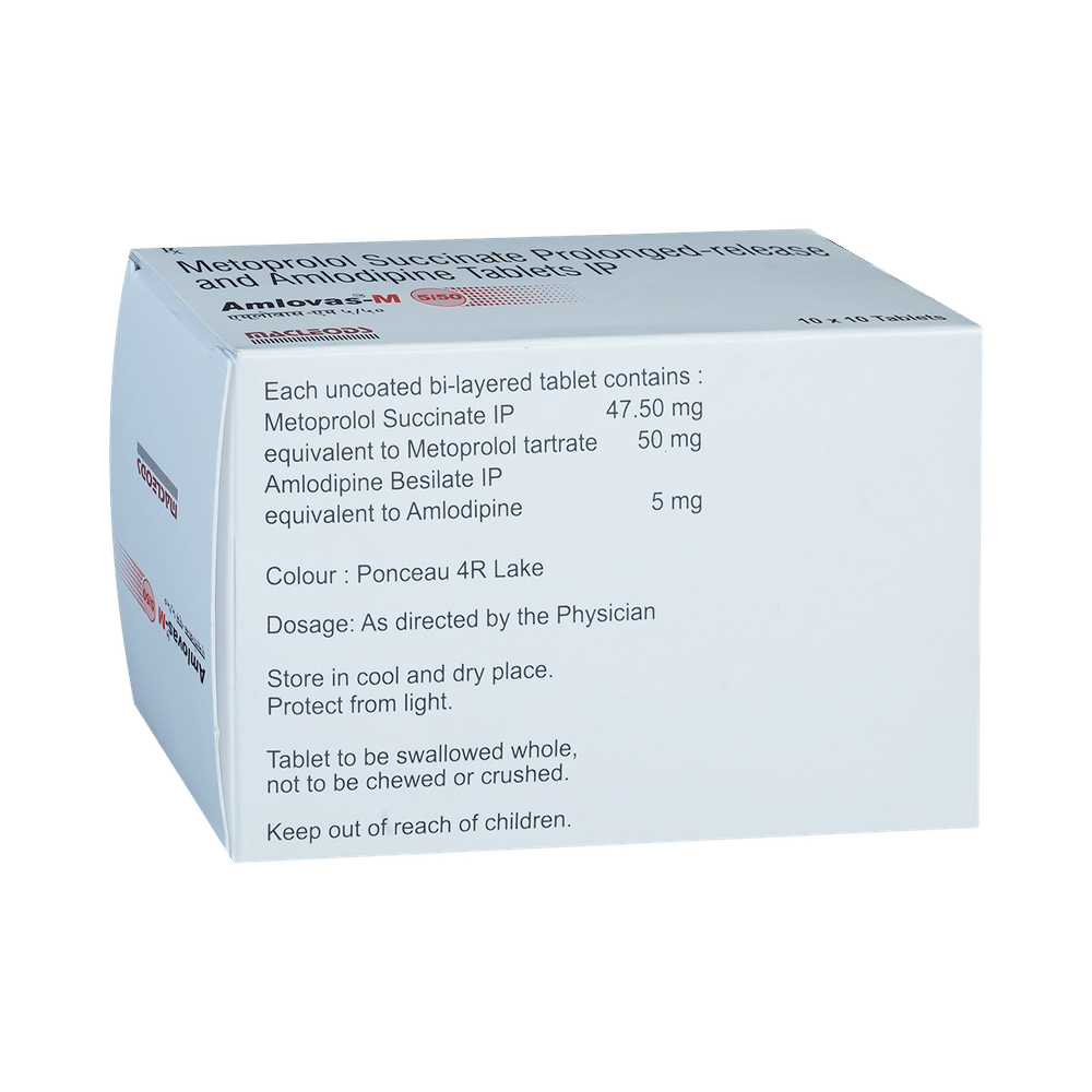Amlovas-M 5/50 Tablet PR