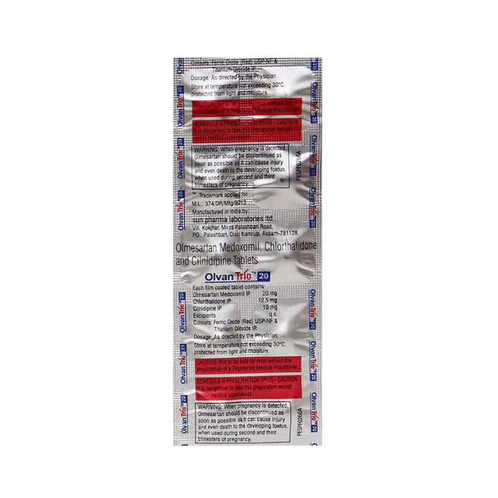 Olvan Trio 20 Tablet