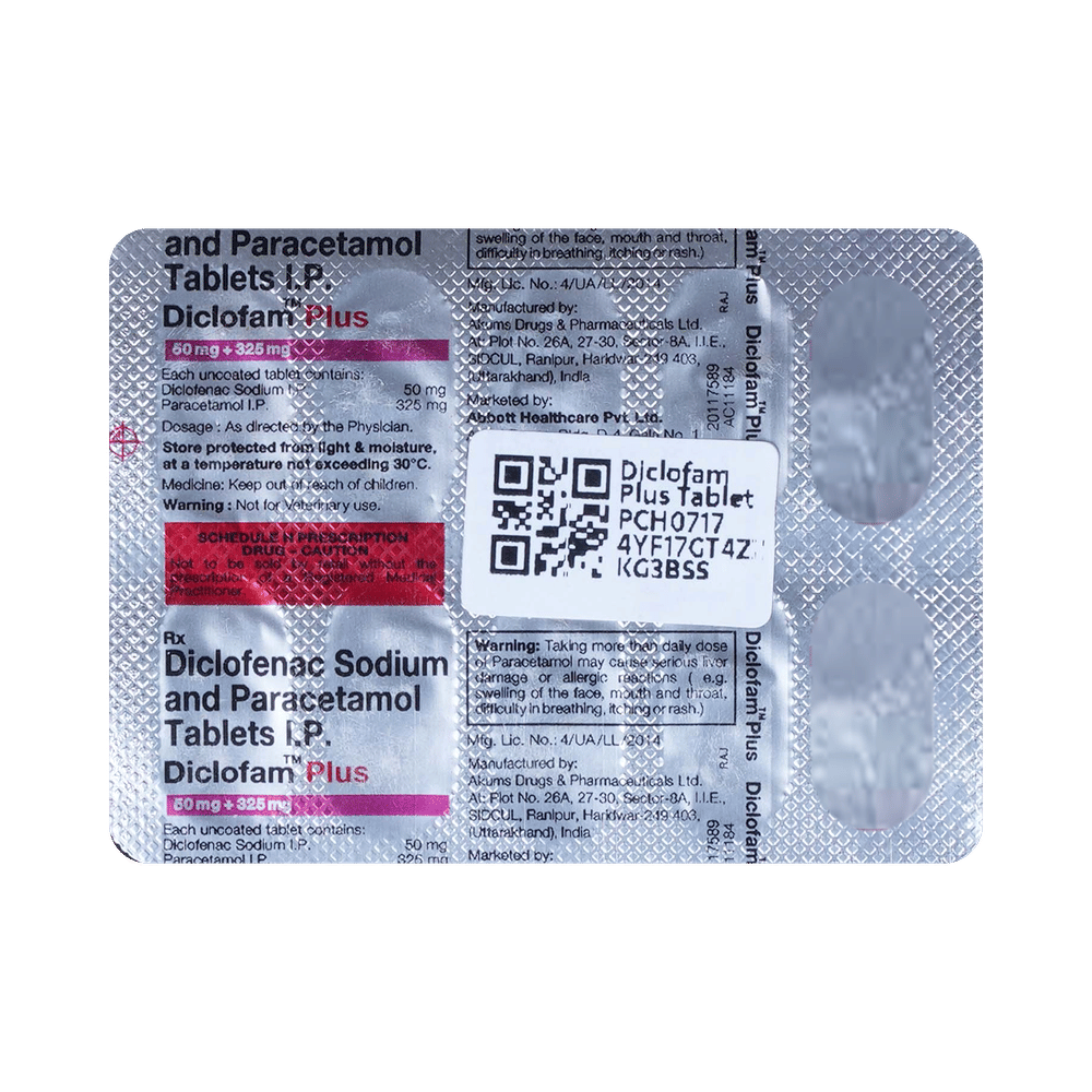 Diclofam Plus Tablet