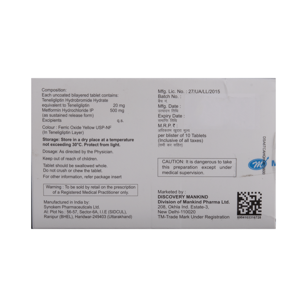 Dynaglipt-M Tablet SR