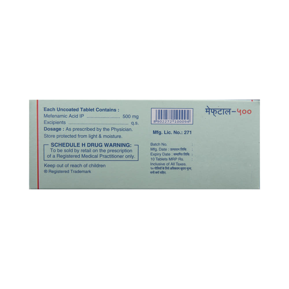 Meftal 500 Tablet