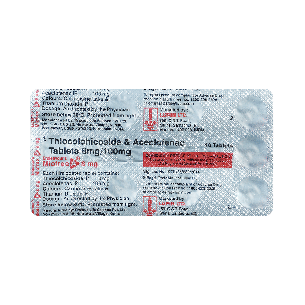 Miofree A 8mg Tablet