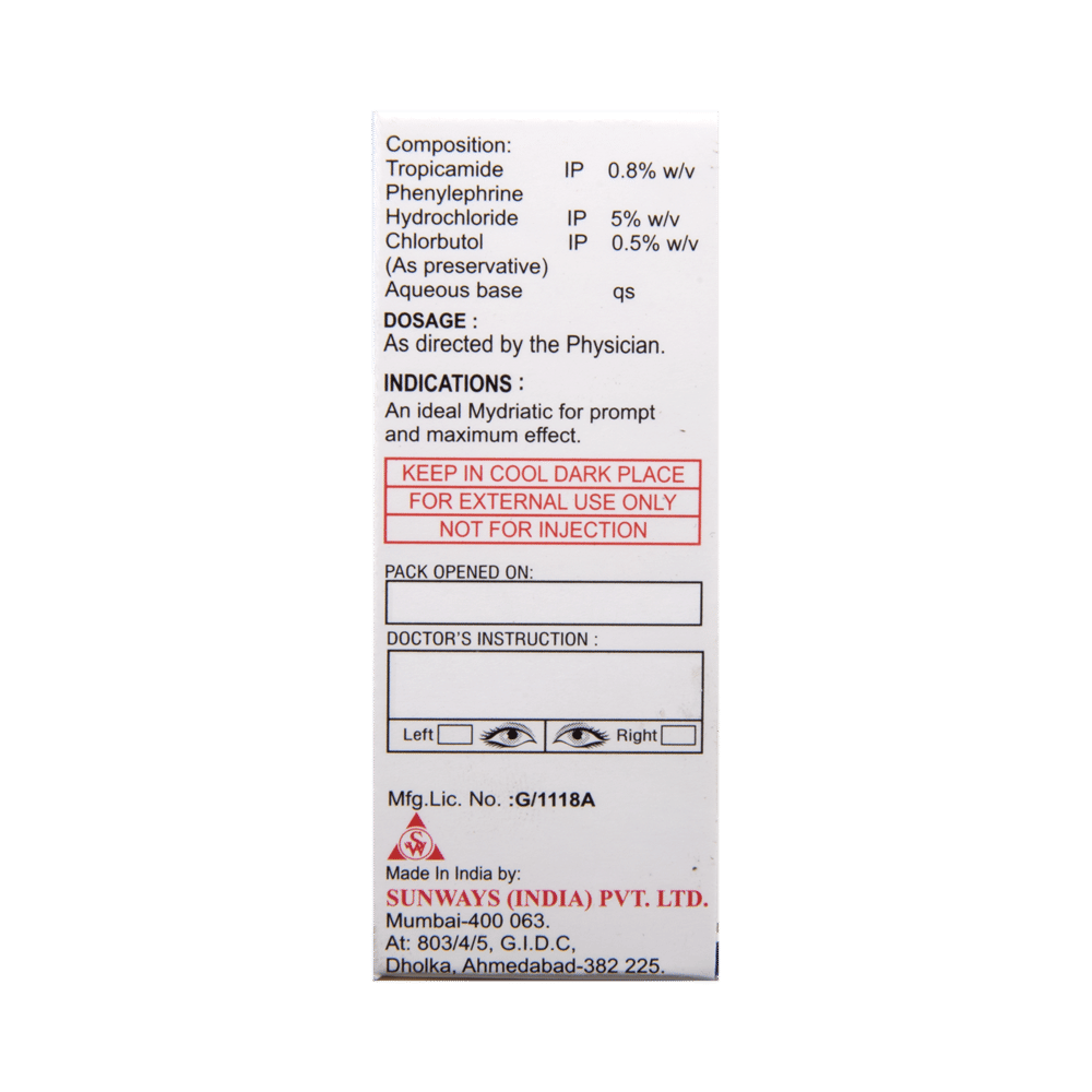 Tropicacyl Plus Eye Drops