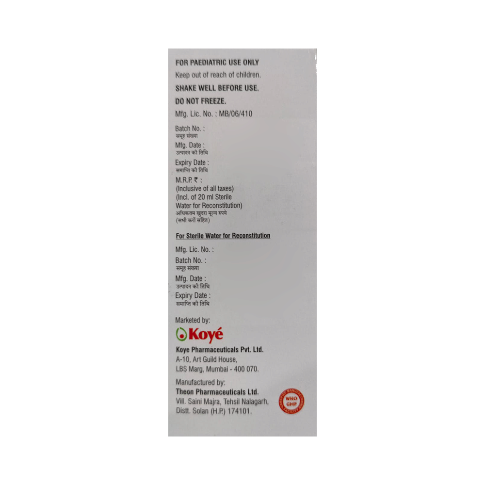 Podxetil CV 100 Oral Suspension Mango