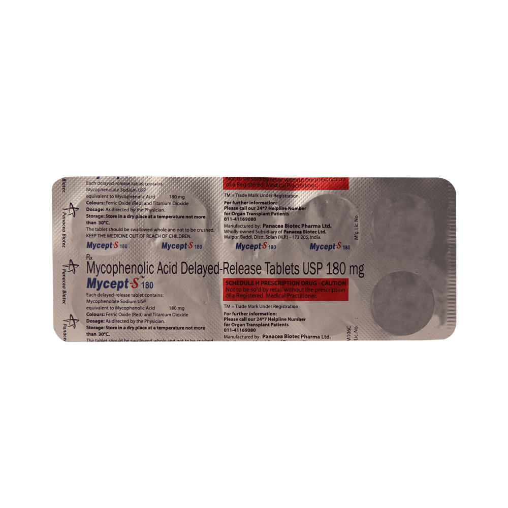 Mycept-S 180 Tablet