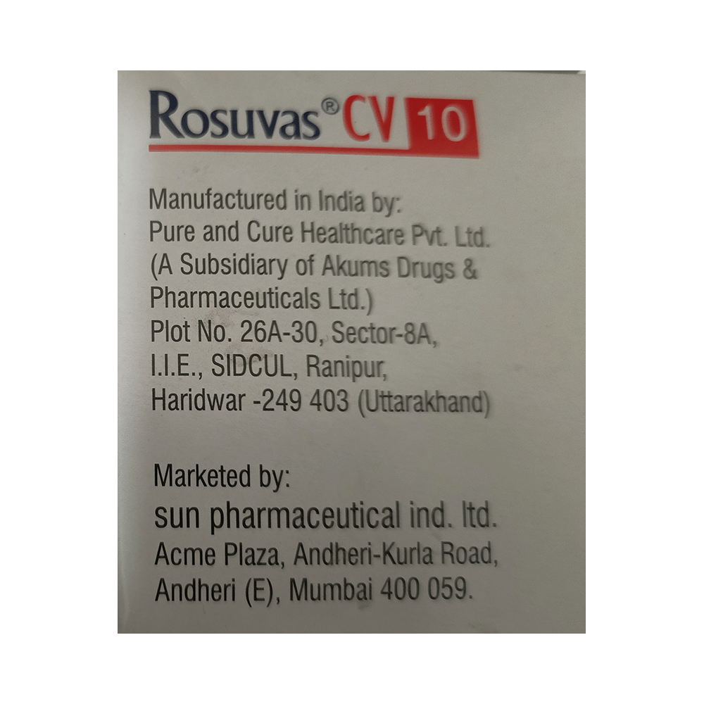 Rosuvas CV 10 Tablet
