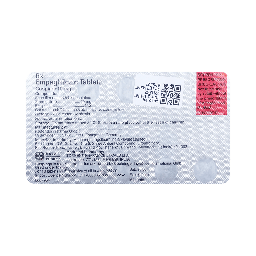 Cospiaq 10mg Tablet
