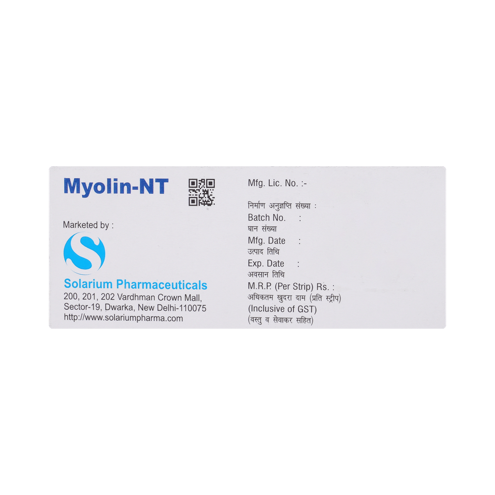 Myolin NT 200mg/5mg Tablet