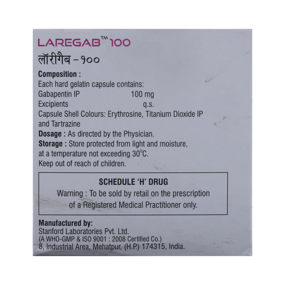 LAREgab 100 Capsule