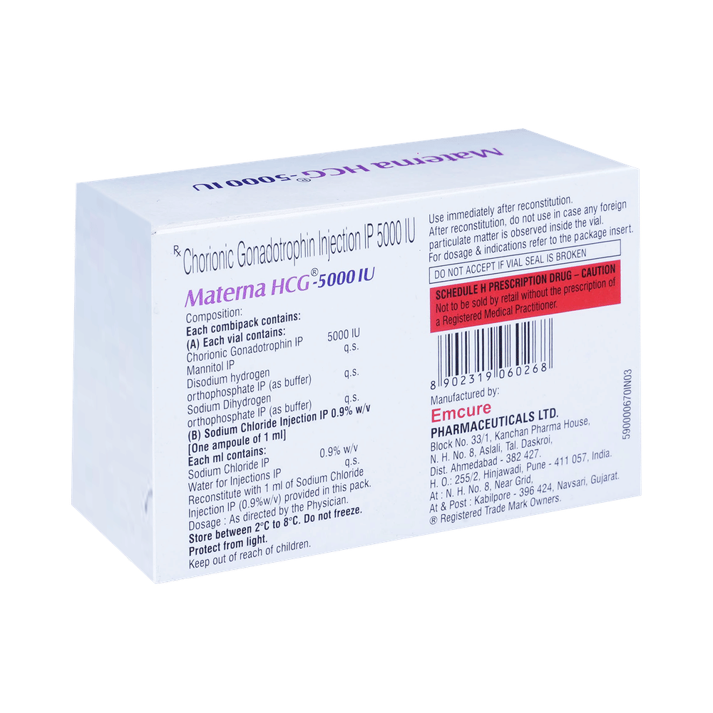 Materna Hcg 5000IU Injection