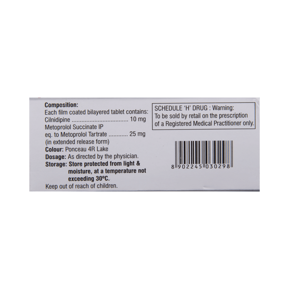 Cilacar-M 10/25 Tablet ER