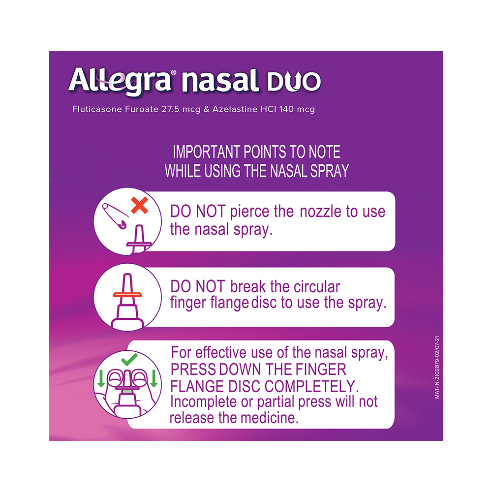 allegra nasal DUO spray Spray