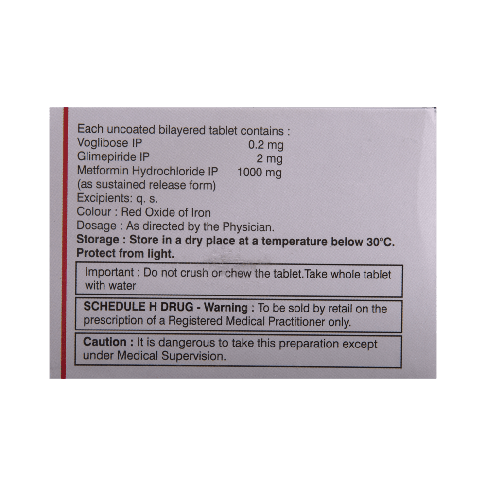 Glycomet Trio Forte 2 Tablet SR