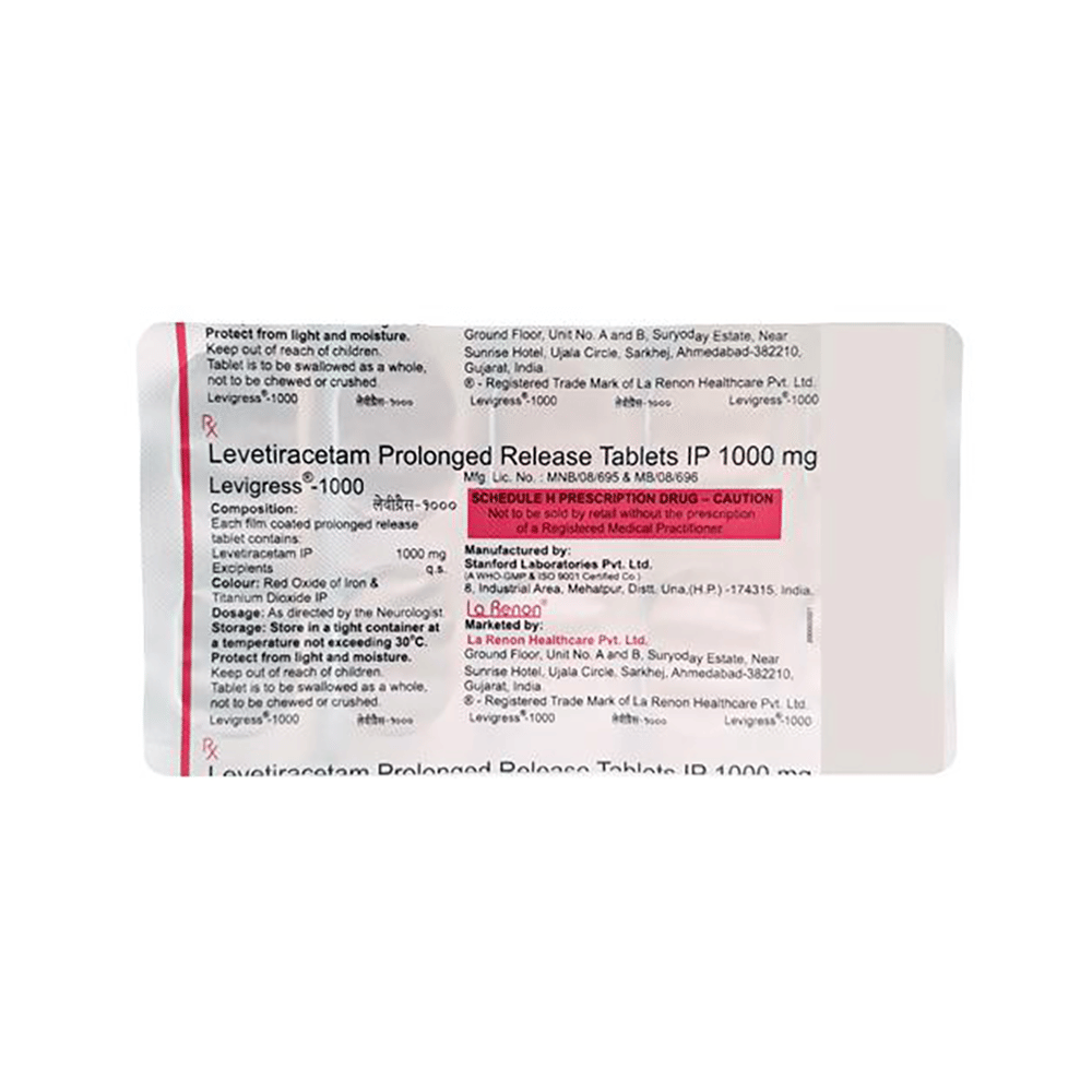 Levigress 1000 Tablet PR