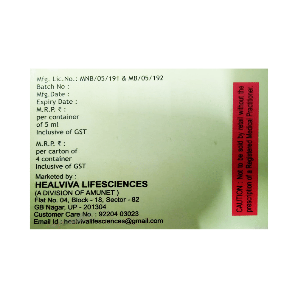 RV 60K Nano Shots  (5ml Each) Orange Sugar Free