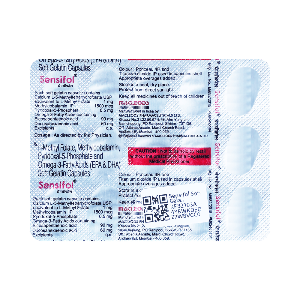 Sensifol Soft Gelatin Capsule