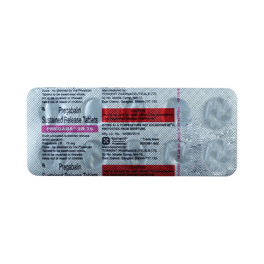 Pregaba SR 75 Tablet