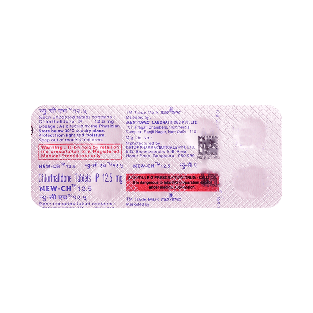 New CH 12.5mg Tablet