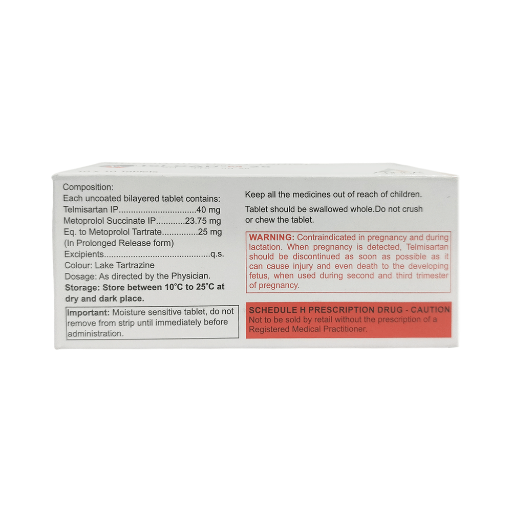 Tel Cad M 40mg/25mg Tablet