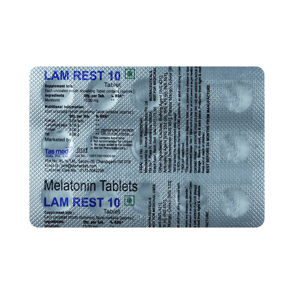Lamrest 10 Tablet