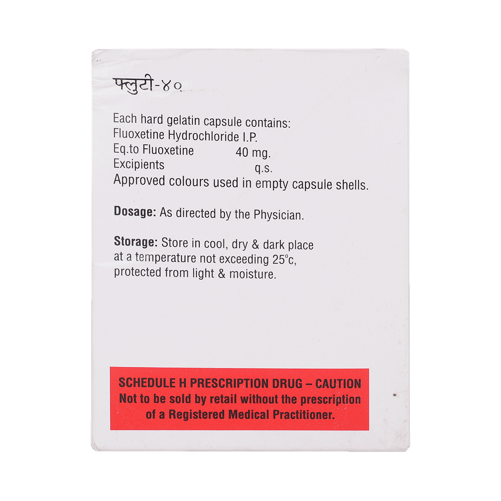 FLUtee 40mg Capsule