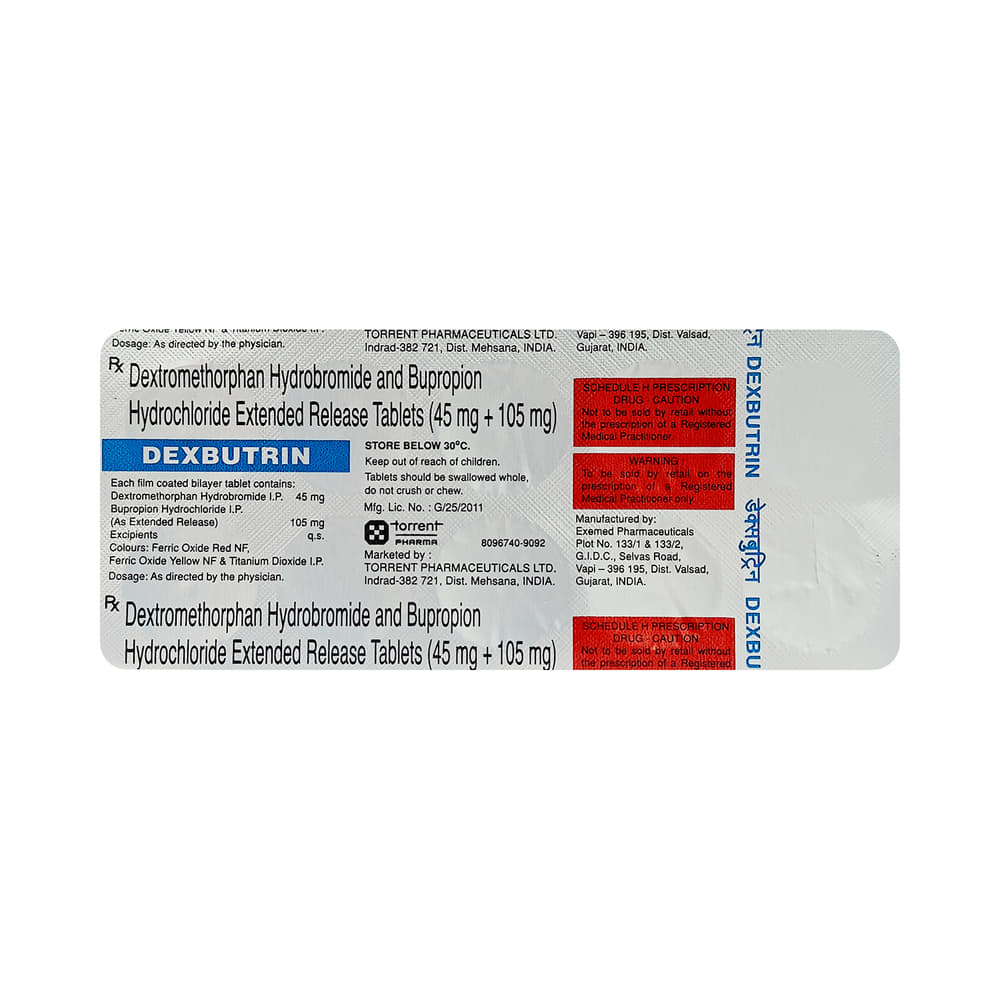 Dexbutrin 105mg/45mg Tablet