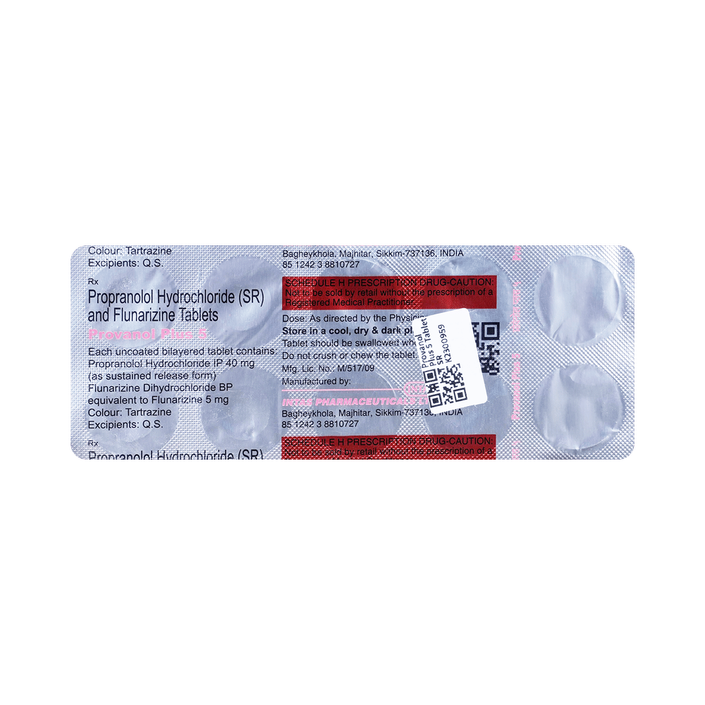 Provanol Plus 5 Tablet SR