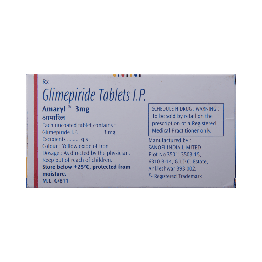 Amaryl 3mg Tablet