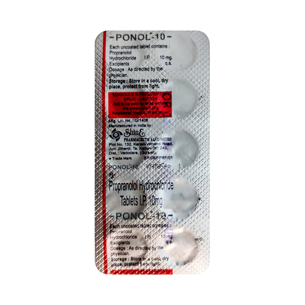 Ponol 10mg Tablet