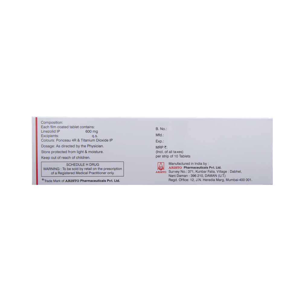 Megazolid 600 Tablet