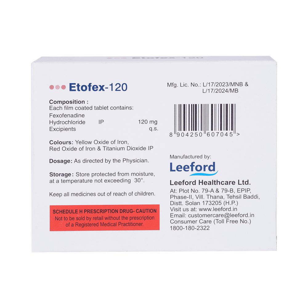 etoFEX 120mg Tablet