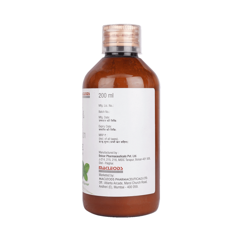 Macbate Oral Suspension Mint Sugar Free