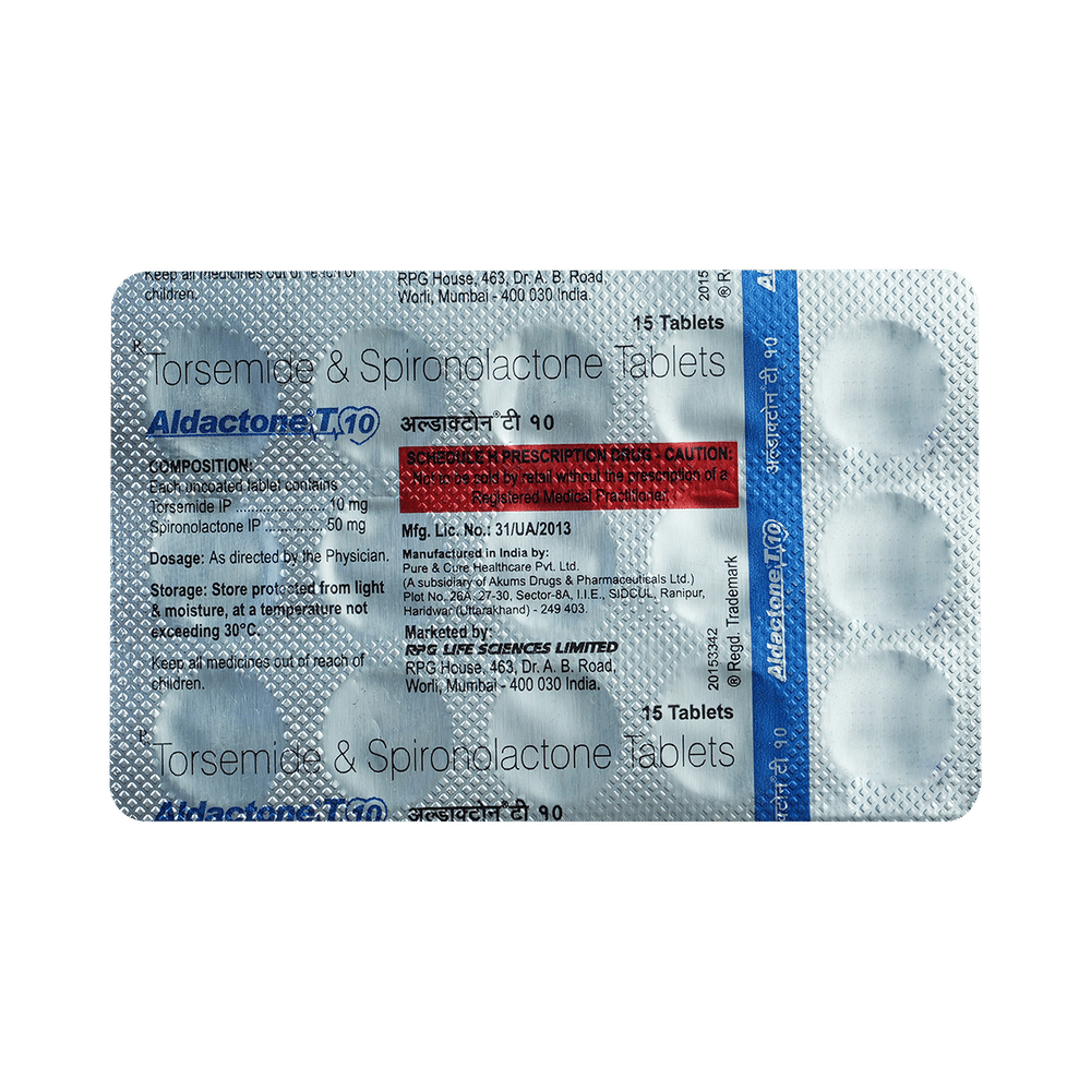 aldactone T 10 Tablet