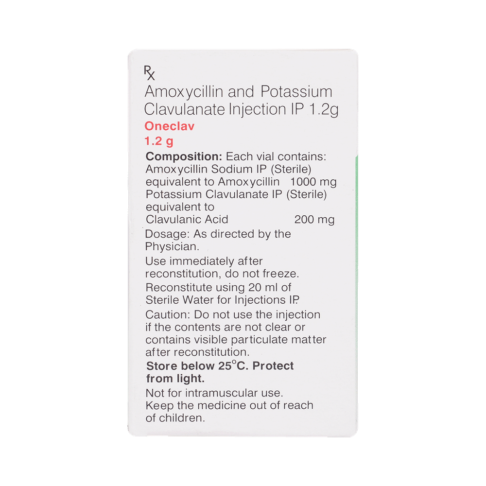 Oneclav 1000 mg/200 mg Injection