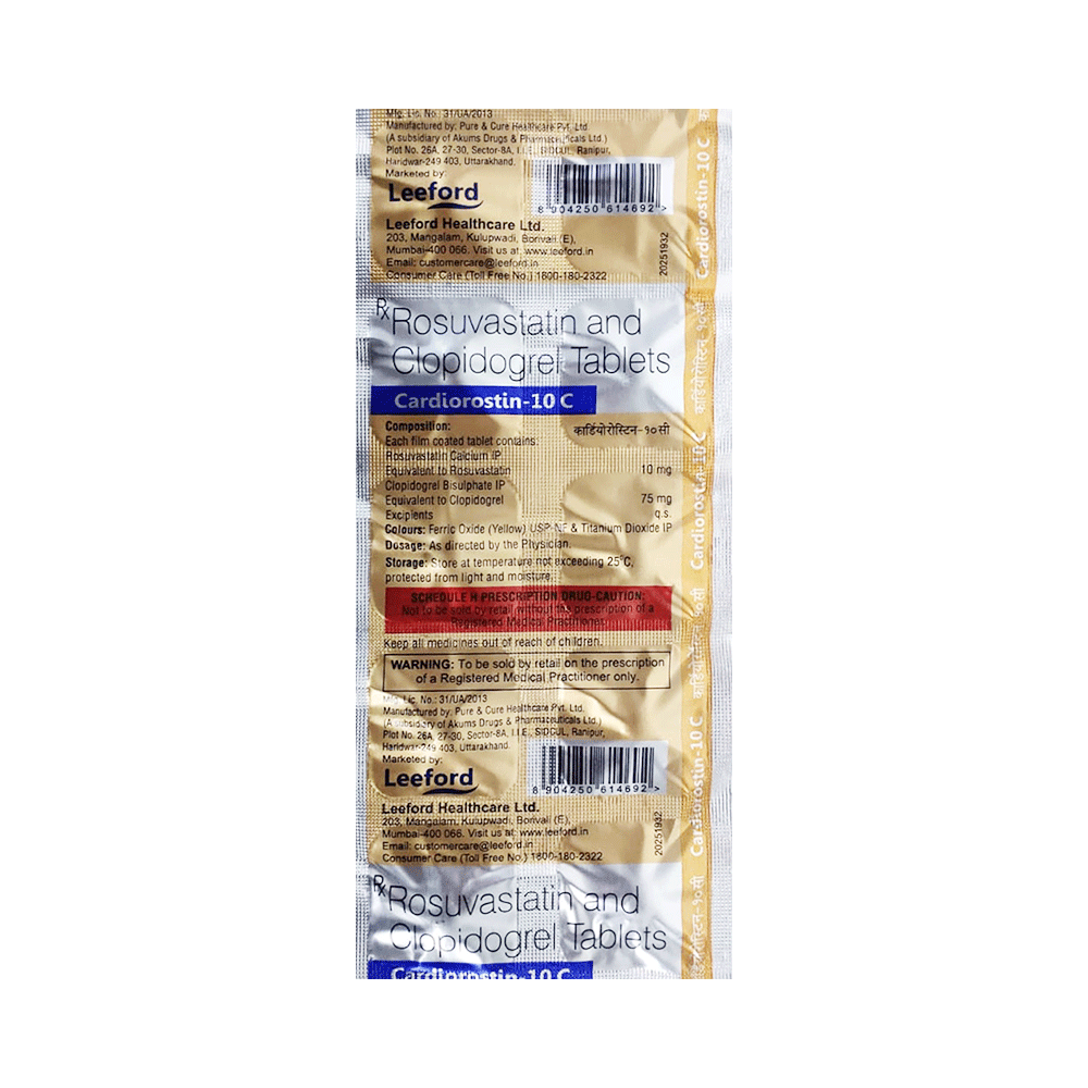 Cardiorostin C 10 Tablet