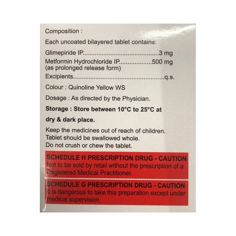 Glimisave M 3 Tablet PR