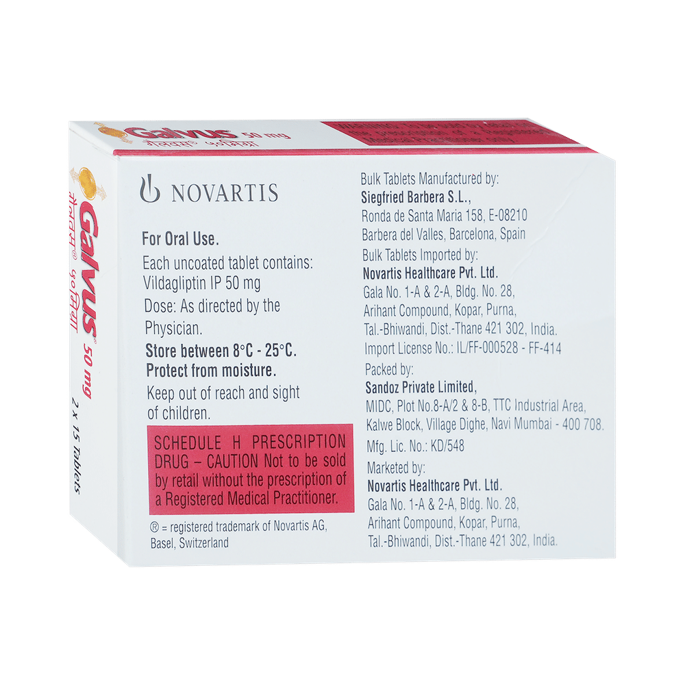 Galvus 50mg Tablet