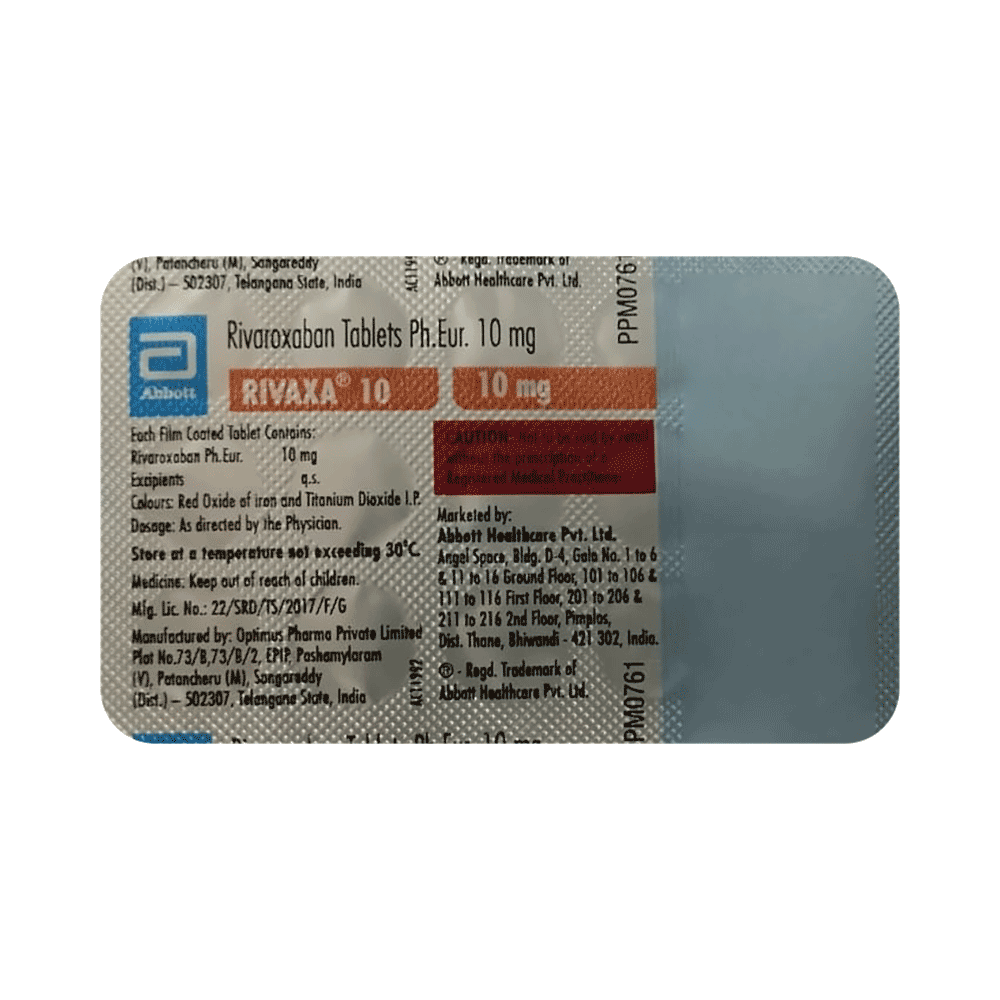 RIVAXa 10mg Tablet