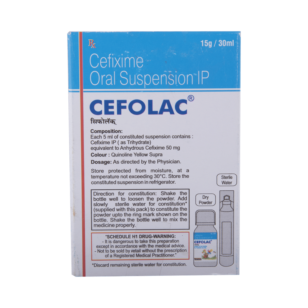 Cefolac Powder for Oral Suspension