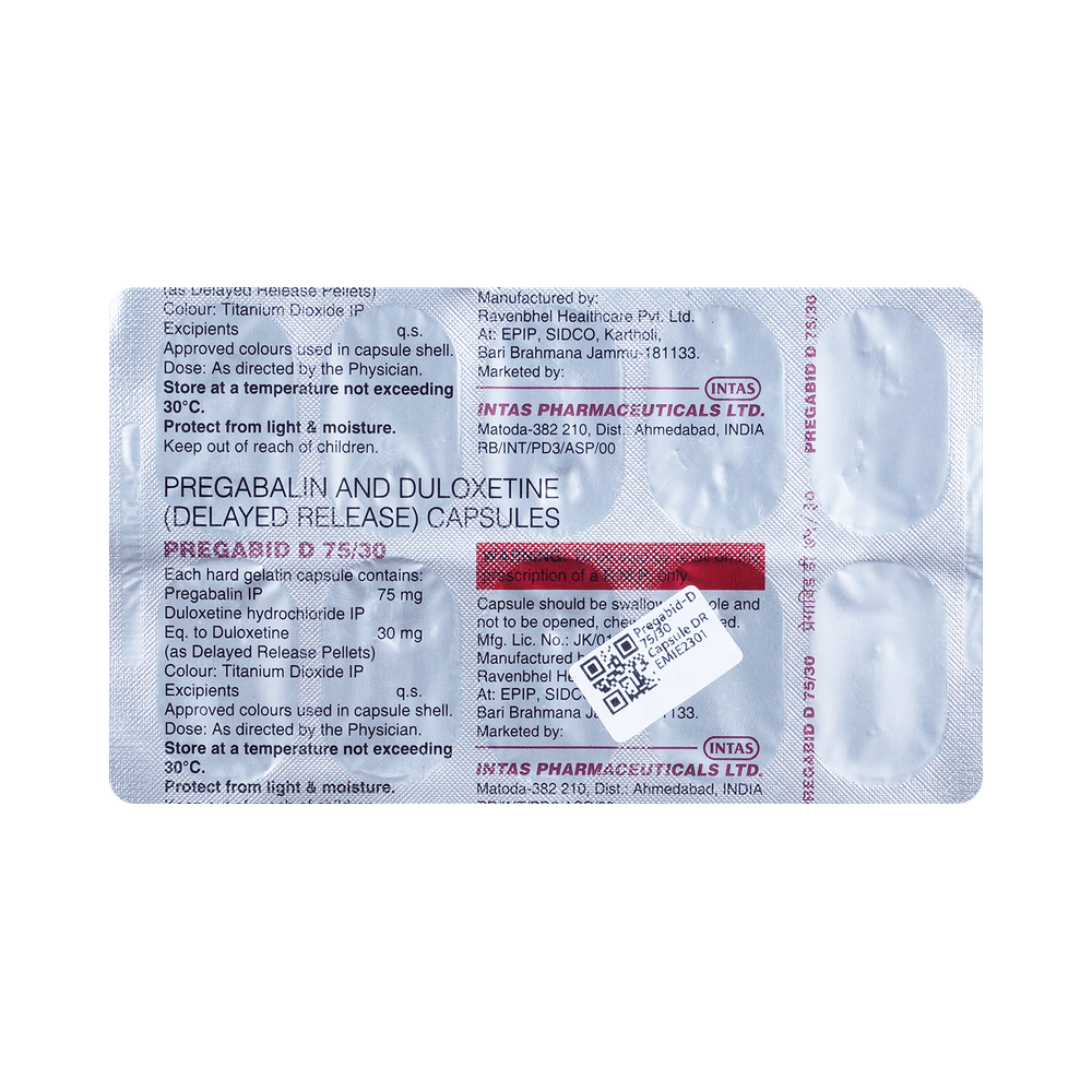 Pregabid-D 75/30 Capsule DR