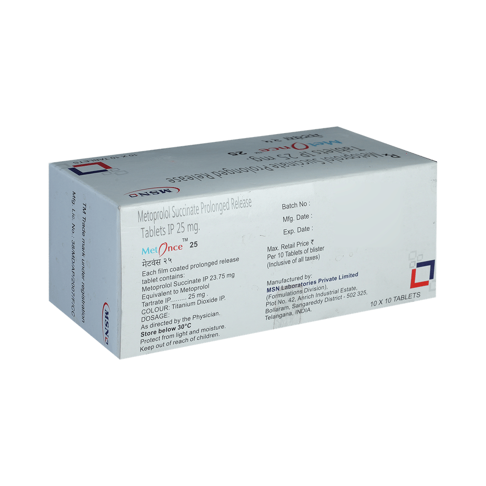 Metonce 25mg Tablet PR