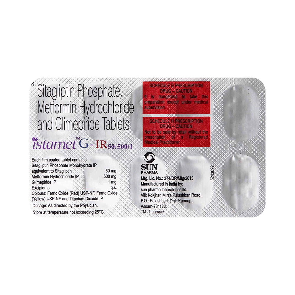 Istamet G-IR 50/500/1 Tablet