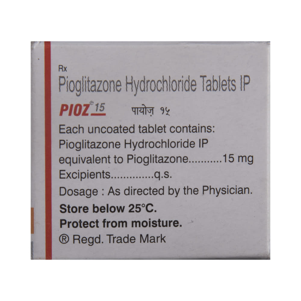 Pioz 15 Tablet