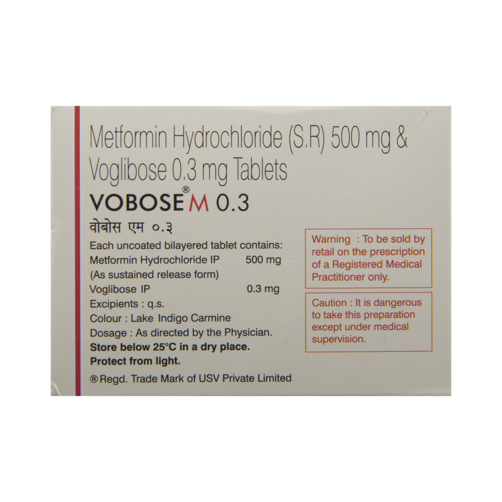 Vobose M 0.3 Tablet SR