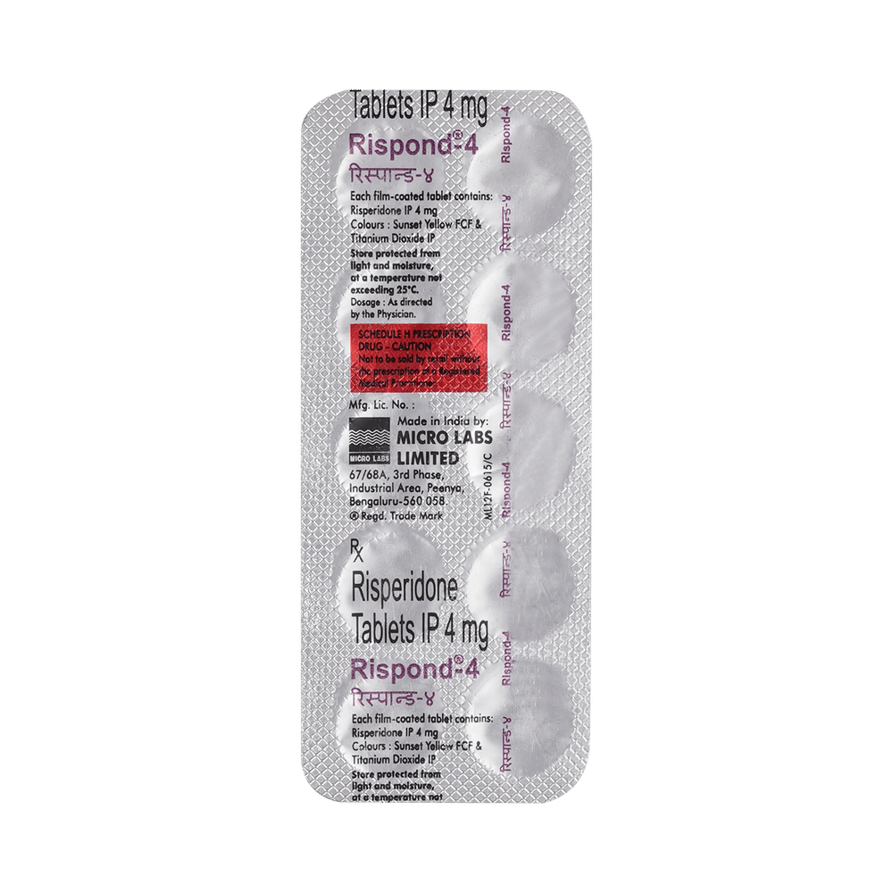 Rispond 4mg Tablet